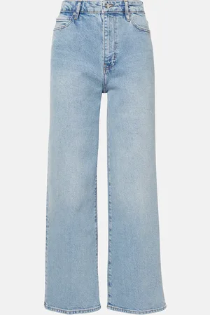 Frame The Wide high-rise wide-leg jeans