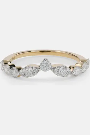 STONE AND STRAND Muse Tiara 10kt ring with diamonds
