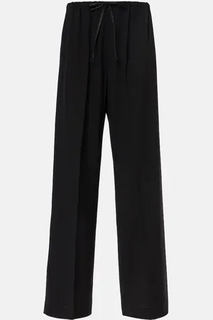 DRIES VAN NOTEN Wool straight pants
