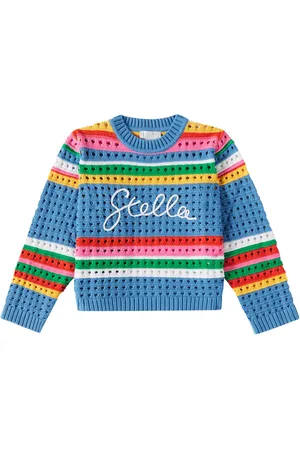 Stella McCartney Open-knit striped cotton sweater