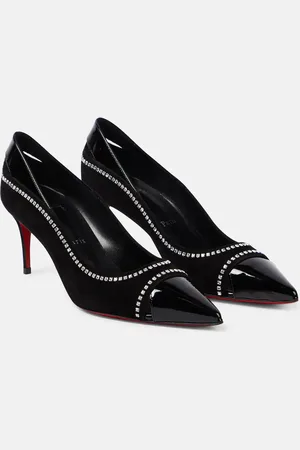 Christian Louboutin Duvette Strass 70 patent leather pumps