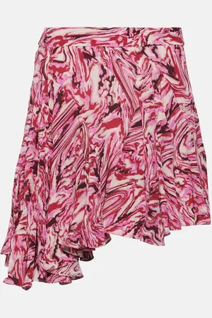 Isabel Marant Teyana printed silk miniskirt