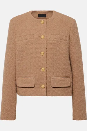 NILI LOTAN Paige cropped tweed bouclÃ© jacket