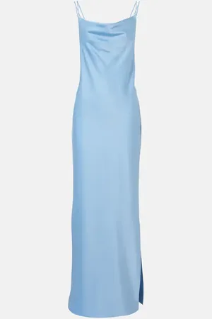 ROTATE Bridal satin slip dress