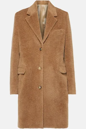 Totême Wool and alpaca teddy coat