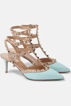 VALENTINO GARAVANI Rockstud Classic 65 patent leather pumps