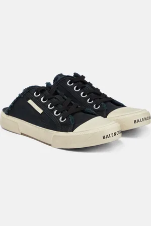 Balenciaga Paris distressed open-back sneakers
