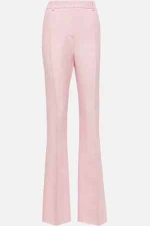 VALENTINO CrÃªpe Couture high-rise flared pants
