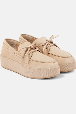 Hogan H681 suede platform boat shoes