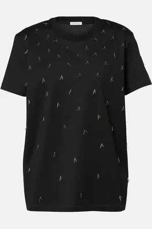 Moncler Embellished cotton T-shirt