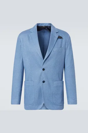 BRIONI Silk and cotton jersey blazer