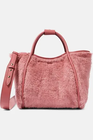 Max Mara Marine Medium teddy tote bag
