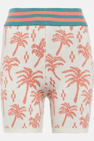 The Upside Sayulita cotton-blend jacquard shorts