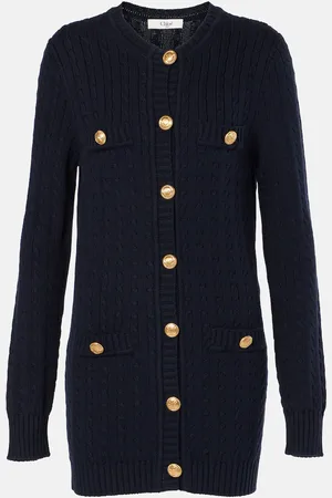 Chloé ChloÃ© Cable-knit cotton cardigan