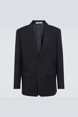 VALENTINO Single-breasted wool and silk blazer
