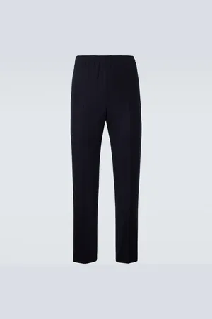 Loro Piana Jan wool and cashmere straight pants