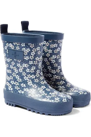 Rylee + Cru Floral rain boots
