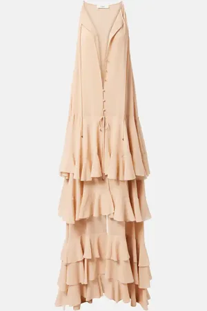 Chloé ChloÃ© Tiered silk georgette maxi dress