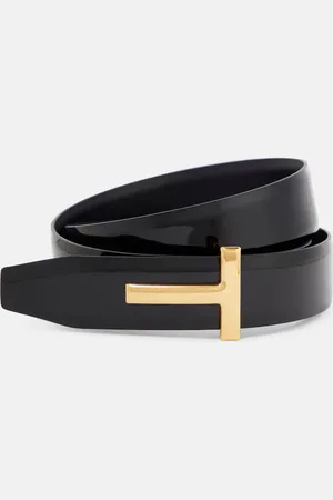 Tom Ford Monogram patent leather belt