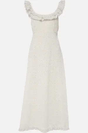 RIXO London Patsy broderie anglaise cotton midi dress