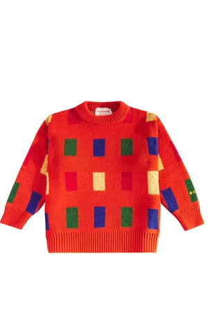 Bobo Choses Color Game jacquard sweater