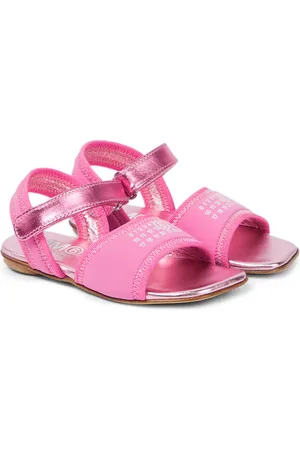 Maison Margiela Embellished leather-trimmed sandals