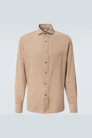 Brunello Cucinelli Cotton micro corduroy shirt