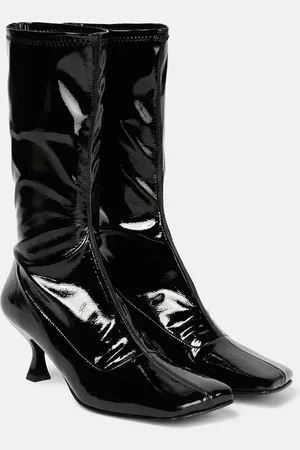 Souliers Martinez Lola faux leather ankle boots