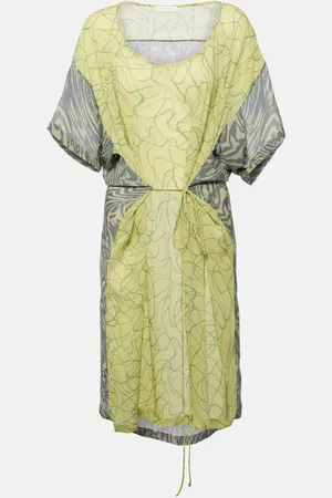 DRIES VAN NOTEN Printed georgette minidress