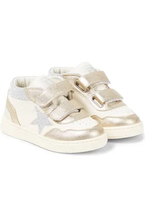 Golden Goose June Basket glitter leather sneakers