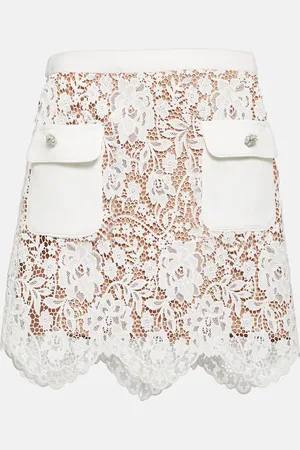 Self-Portrait Lace miniskirt