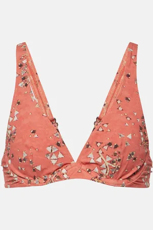 Isabel Marant Petra printed bikini top