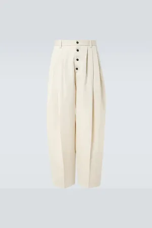 Jacquemus Fernando wool and linen tapered pants