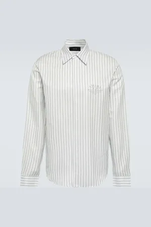 AMIRI Cotton pinstripe poplin shirt