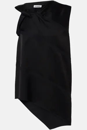 Jil Sander Asymmetric satin top