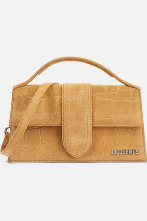 Jacquemus Bambino Large suede crossbody bag