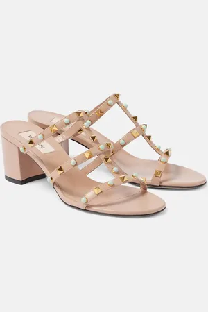 VALENTINO GARAVANI Rockstud leather mules