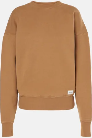 Saint Laurent Oversized cotton fleece sweatshirt