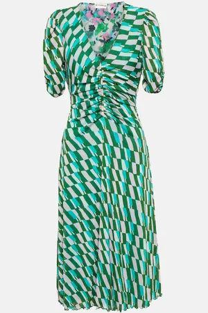 Diane von Furstenberg Koren printed minidress