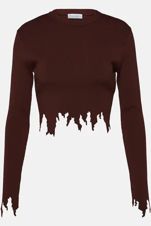 J.W.Anderson Distressed crop top