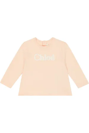 Chloé ChloÃ© Kids Baby logo cotton-jersey T-shirt