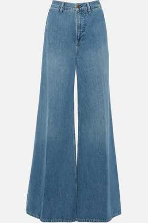 Frame Extra Wide Leg high-rise jeans