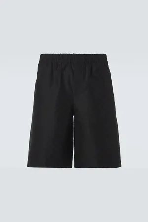 Gucci GG cotton and silk faille shorts