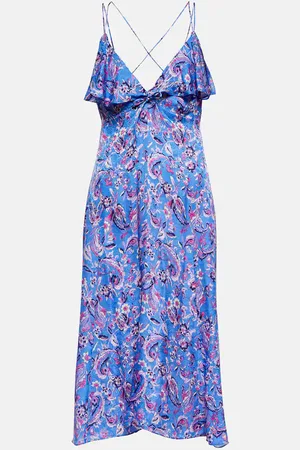 Isabel Marant Paysa printed silk-blend midi dress
