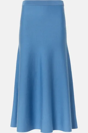 GABRIELA HEARST Freddie wool, cashmere, and silk midi skirt
