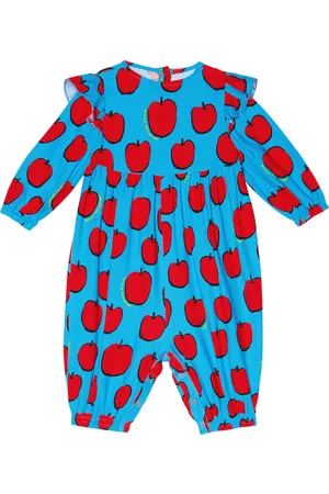 Stella McCartney Baby printed ruffled onesie