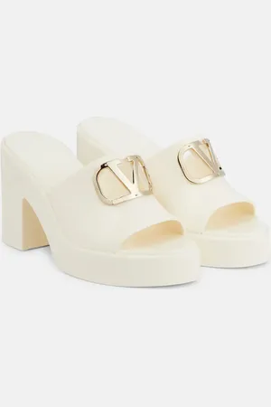 VALENTINO GARAVANI VLogo rubber platform mules
