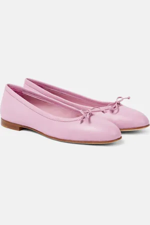 Manolo Blahnik Verallii leather ballet flats