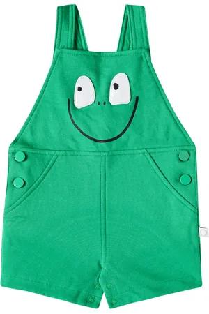 Stella McCartney Baby Frog cotton jersey playsuit