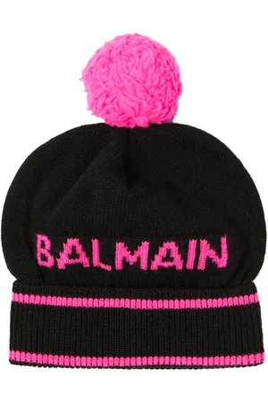 Balmain Logo wool cashmere beanie